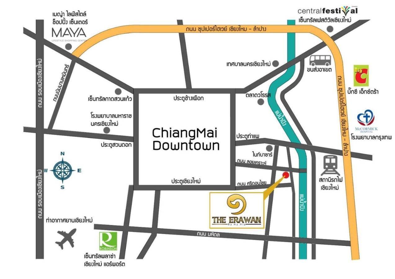 Chiang Mai Night Market Super Large Luxurious 3-Bedroom Hotel-Style Condo Bagian luar foto